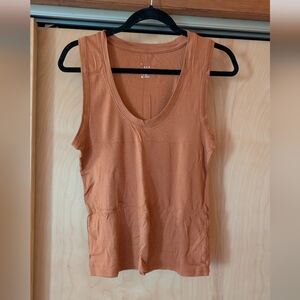 a new day Women's Rust Scoop Neck Tank